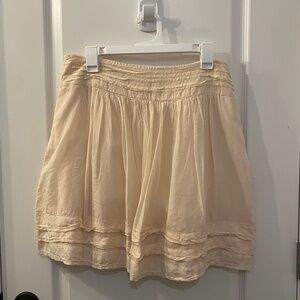 Blush pink chiffon skirt (France)